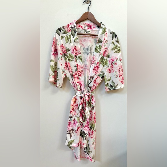 SHOW ME YOUR MUMU Brie Robe ~ Garden Of Blooms One Size - Picture 2 of 6